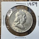 1959 90% Silver Franklin Half Dollar