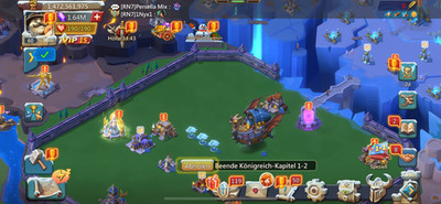Lords Mobile Account, T5, , Elite Labyrinth, P2W Helden, 1,45 might