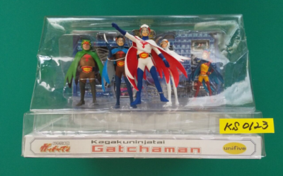 Gantenbain 5本セット Science Ninja Team Gatchaman Soft Vinyl Figure 5-Piece Set unifive