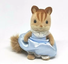 Japan Sylvanian Families SQUIRREL BRIDESMAID DRESS Dolhouse Miniature Figure Toy
