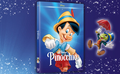 PINOCCHIO Repack 2015 Disney Klassiker -DVD versiegelt EDICOLA Slipcover