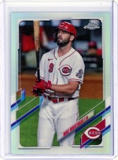 2021 Topps Chrome Mike Moustakas Base Refractor- Cincinnati Reds