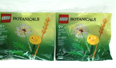 2x LEGO Botanicals: Field Flowers (30701) - Brand New Sealed