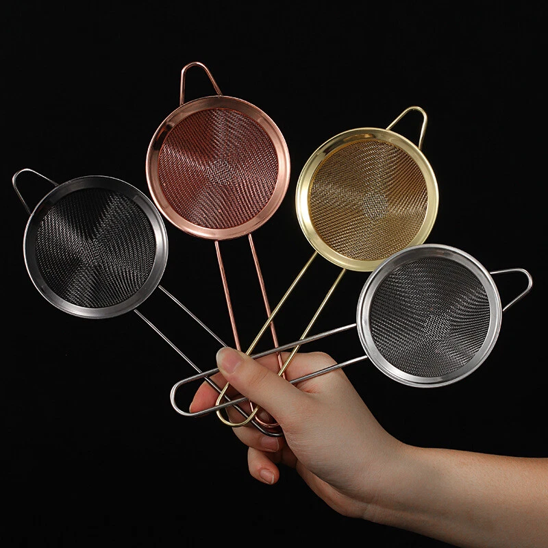 Barsieb konisch Edelstahl Cocktailsieb Barsieb Teesieb Küchensieb Spitzsieb Mini - Bild 2 von 4