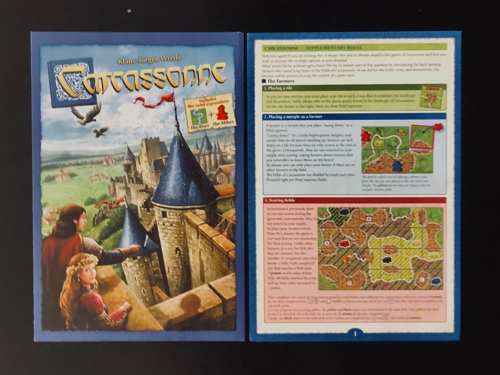 Carcassonne | Game Guide Rule Books | Official Replacement Game Pieces |  eBay