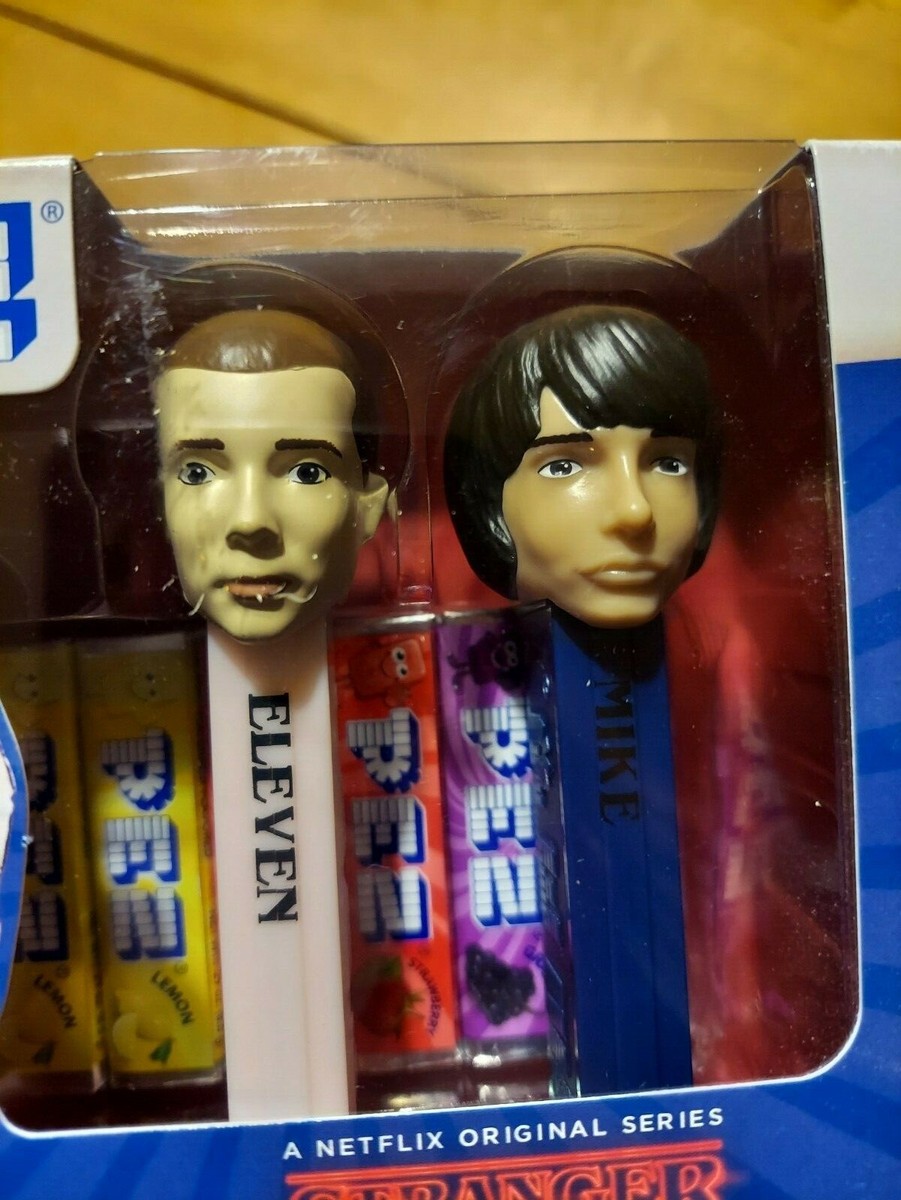 Netflix Stranger Things Pez Candy Dispensers Eleven Mike NEW