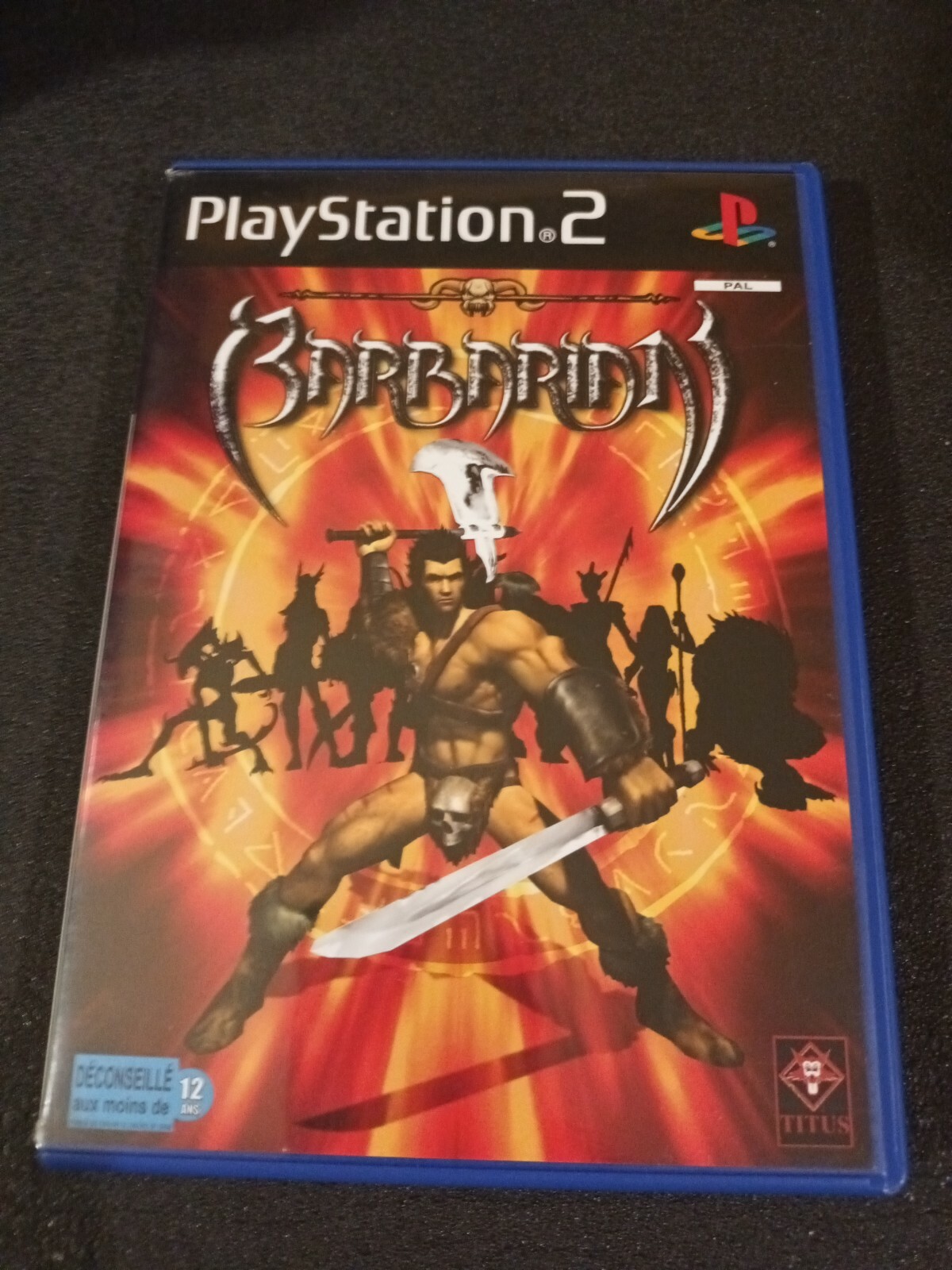 PS2 Playstation 2 PAL barbarian