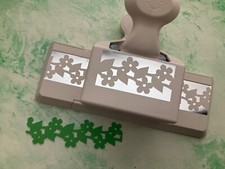 Rare Martha Stewart Large Flower Vine trim card making Craft Punch - border edge