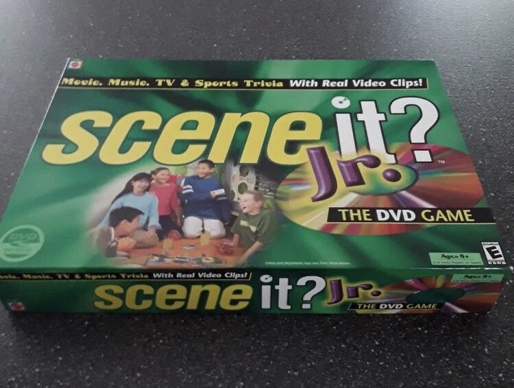 Scene It? Jr. Board Game The DVD Trivia Game & Sequel Pack Mattel 2004 Complete - Image 2 of 4