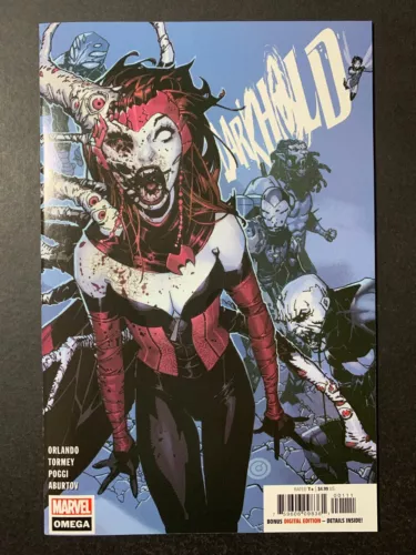 DARKHOLD OMEGA #1 *NM OR BETTER!* (MARVEL, 2022)  SCARLET WITCH!  ORLANDO!