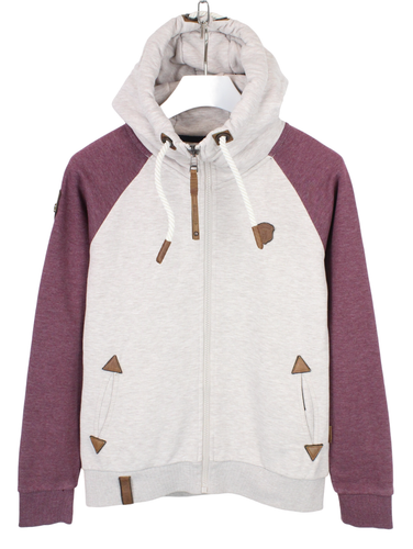 Veste à capuche coupe trapèze - Marron - Grandes tailles - Femme - 18