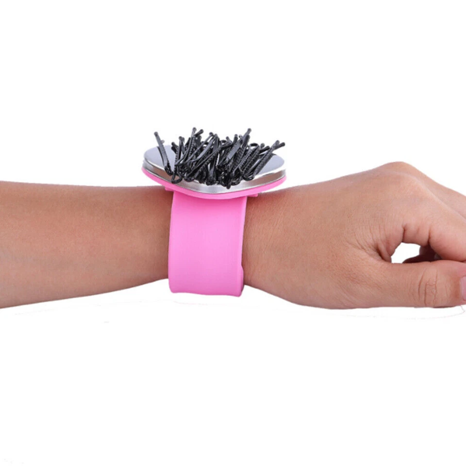 Magnetic Wrist Sewing Pin Cushion Hairpin Support Silicone Wristband Bracelet - Image 4 of 4
