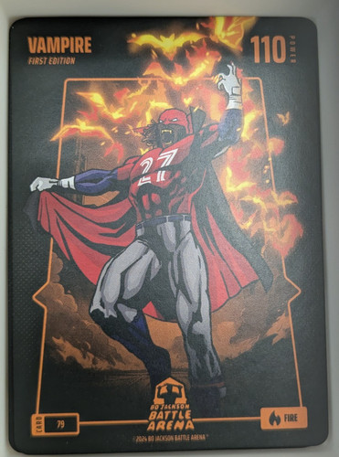FIRE Bo Jackson Battle Arena Alpha First Edition VAMPIRE 79