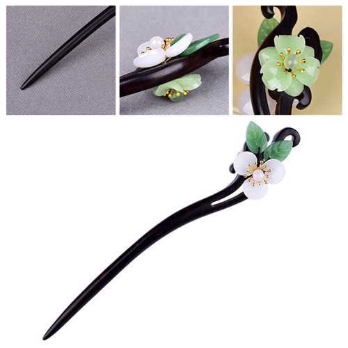 1Pc Chinese Retro Hairpin Flower Shaped Hair Wear Creative Women Decoration - Picture 9 of 12