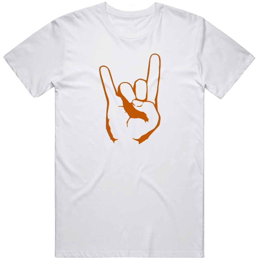 Horns Up College Fan v3 T Shirt eBay