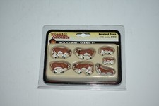 HO Scale Woodland Scenics Hereford Cows Animals C38885