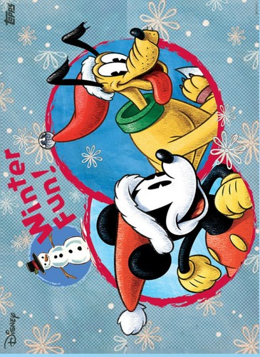 Disney Collect Topps Digital Vintage Christmas - Winter Wishes w/award - Picture 3 of 6