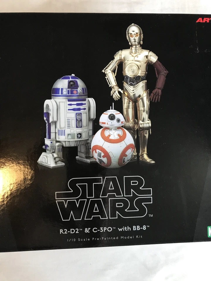 ARTFX+ Star Wars El Despertar de la Fuerza R2-D2 y C-3PO con Figura BB-8 Kotobukiya Nuevo en Caja Foto 2 de 4