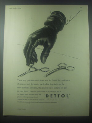 1954 Dettol Advertisement - Those very qualities which have won for Dettol