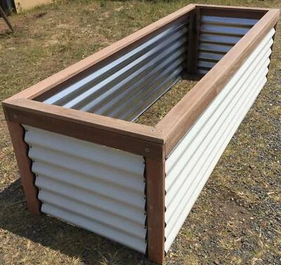 Tall Raised Garden Bed With Bench Top Pots Garden Beds