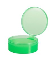12 Count Green - Biodegradable Standard Plastic Storage Containers 1634