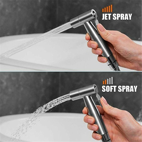 Bidet Brause Waschbeckenbrause Duschbrause Handbrause mit Schlauch Set Edelstahl - Bild 8 von 12