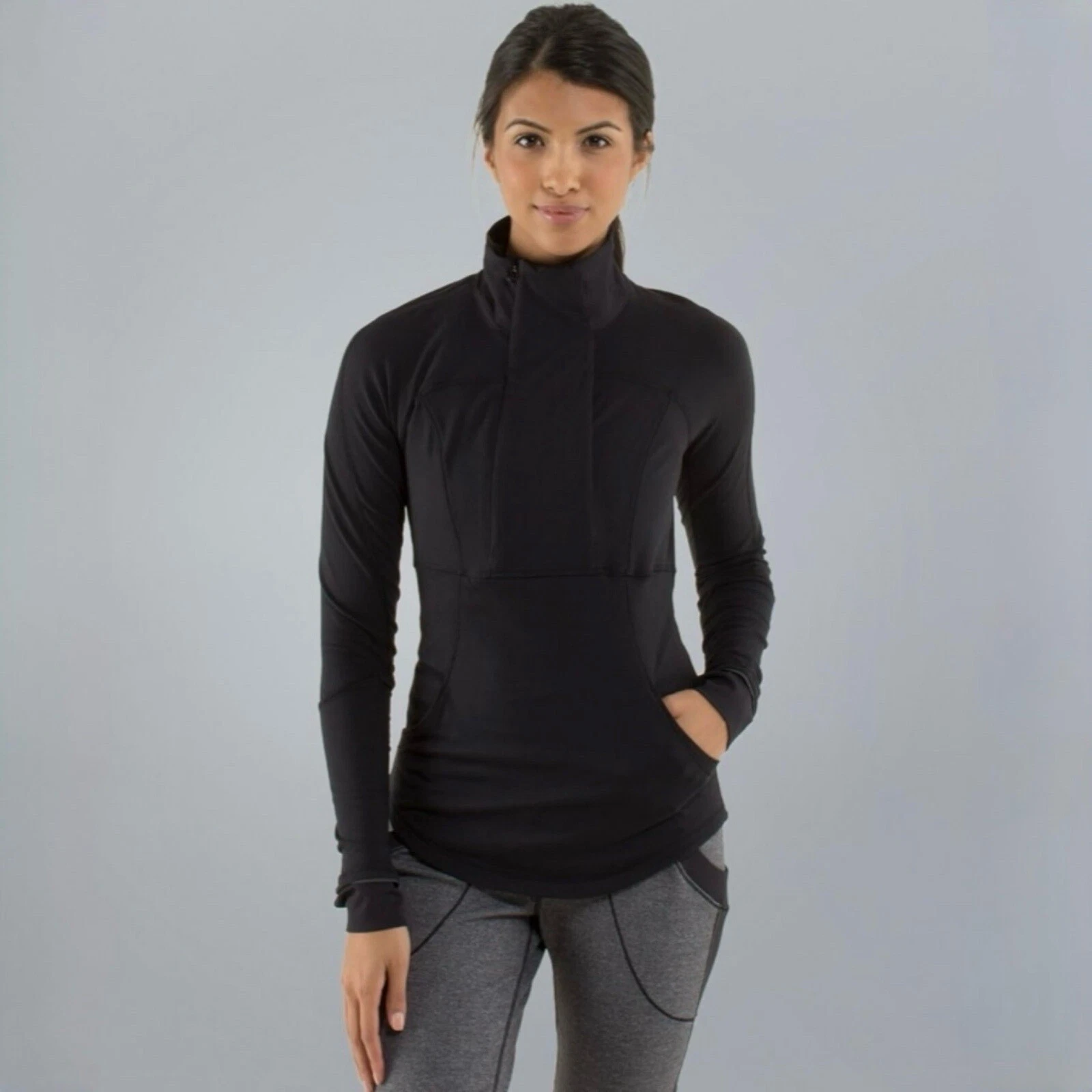 lululemon base runner 1/2 zip base-layer