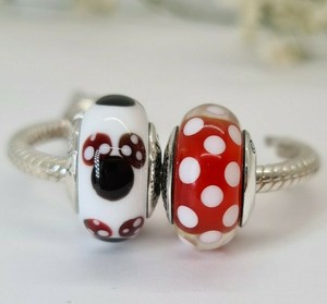Pandora Disney Minnie Mouse Polka Dots Pendant Charm