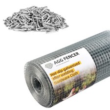 16inch x 50ft Hardware Cloth 1/2 inch Chicken Wire Fencing 19Ga with Wire Fen... 1.34 per foot