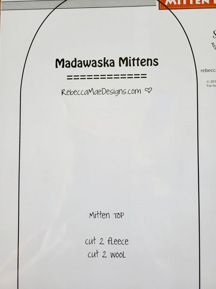 Madawaska Mitten Pattern Made With Wool Sweaters - Image 3 of 3