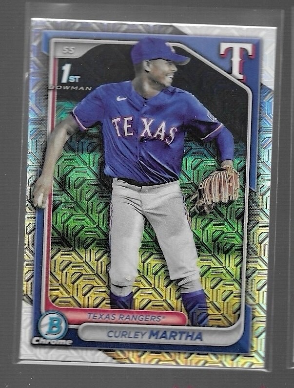 2024 Bowman Chrome - Prospects Curley Martha #BCP-168 Mojo Refractor (RC)