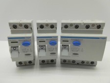 HAGER TIME DELAY RCD 2, 4 POLE RESIDUAL CURRENT CIRCUIT BREAKER 100, 300MA