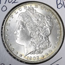 1902-O Morgan Silver Dollar BU+ *UNCIRCULATED* MS E291 JCB