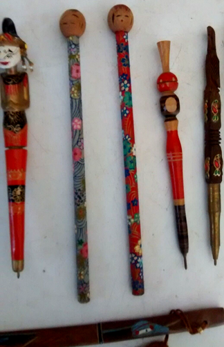 a selection of DECORATED Ball Point Pens and Pencils - Picture 3 of 6
