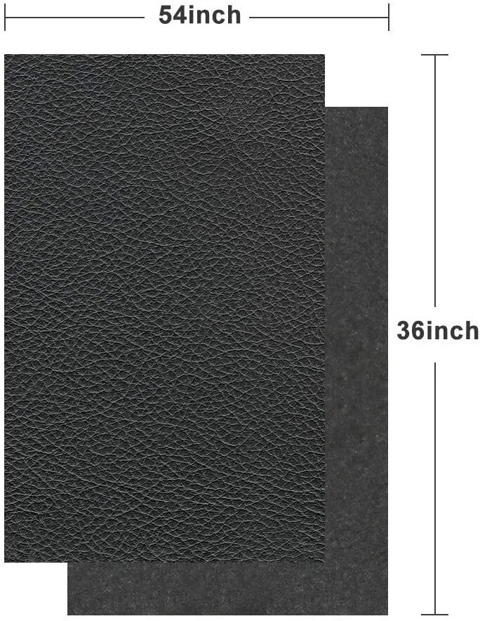 Tela de vinilo de cuero PU por yarda 54" de ancho tapicería cubierta de asiento de barco al aire libre Foto 3 de 4