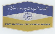 First National City Charge Service 60's VARI-VUE Motion Lenticular Advertisement