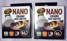 2 - Zoo Med Nano Ceramic Heat Emitters 40W 