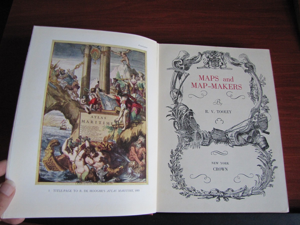 洋書 MAPS AND MAP- MAKERS RV TOOLEY Maps and Map-Makers by R. V. Tooley (hardback) B. T.