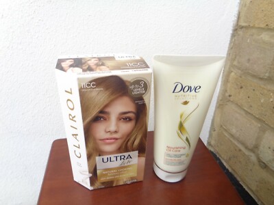 Dove Pflegender Conditioner 180ml + Clairol Ultra Lift 11CC Cool Blond 