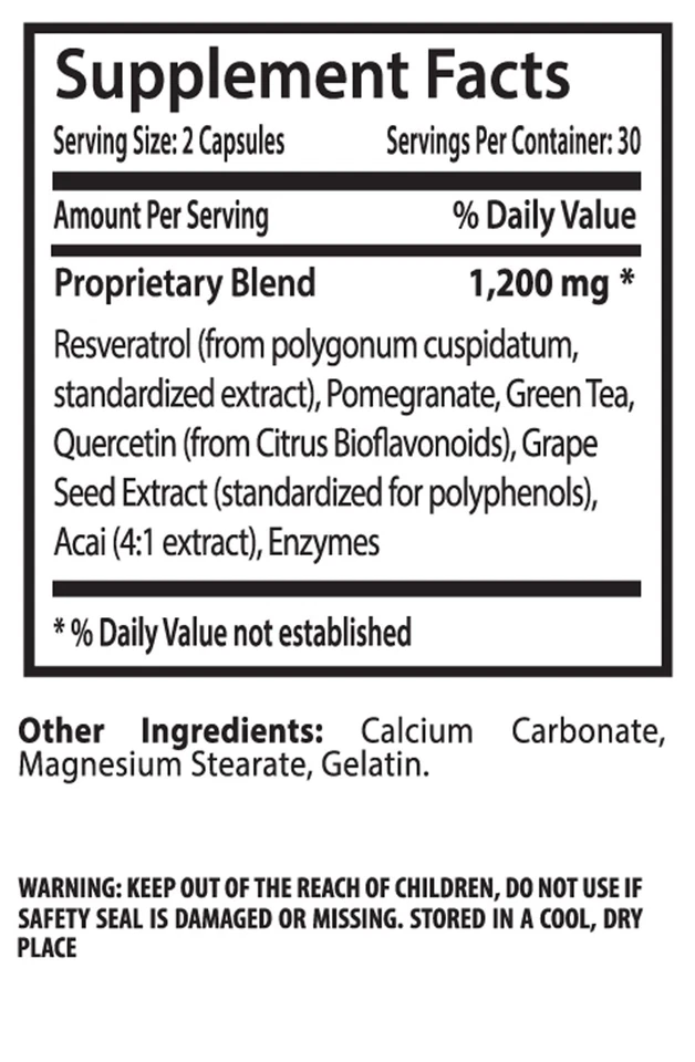 vitaminas c antiedad para hombres - PELO GRIS - RESVERATROL COMBO 2B - life l-tirosi Foto 3 de 4