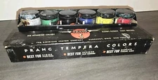 Prang Tempera Craft Paint RETRO VIBE Water Color Mid CENTURY Modern Vintage 