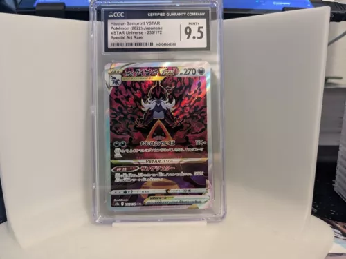 CGC 9.5 Hisuian Samurott VSTAR 230/172 S12a: Vstar Universe Holo (Japanese)
