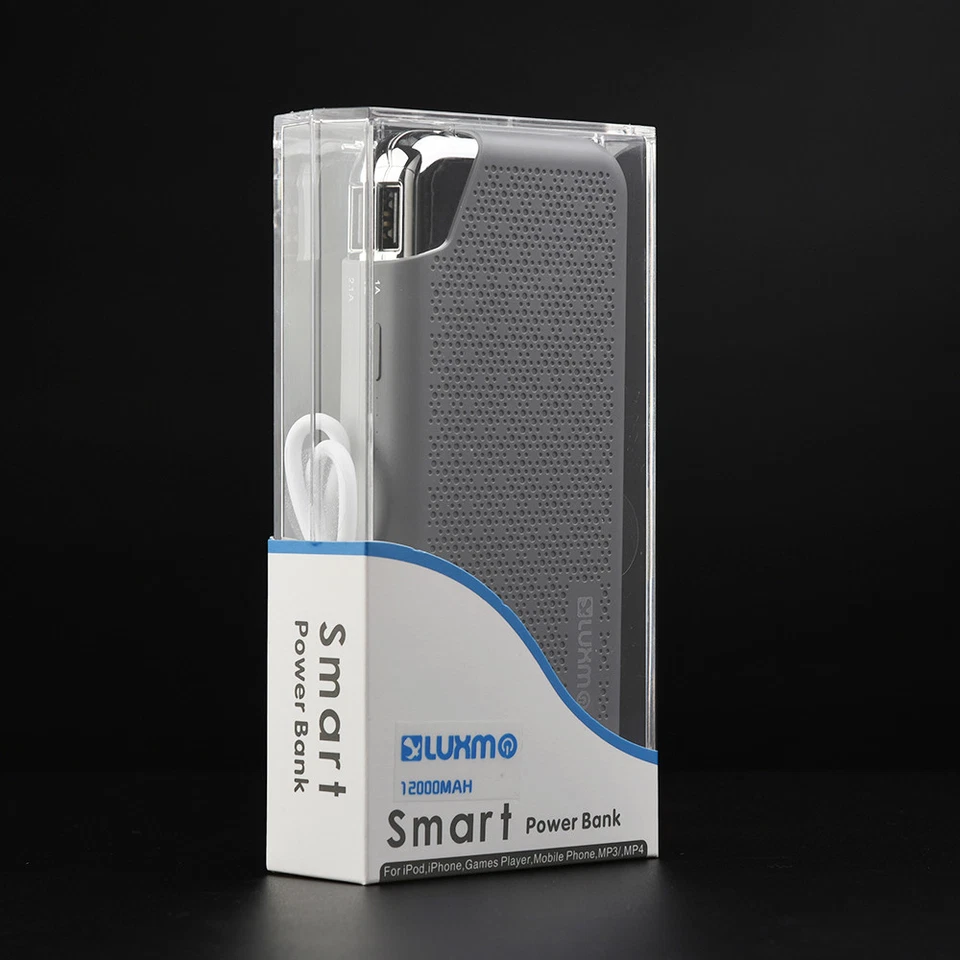 US Portable Dual USB 12000mAh External Battery LED Charger Power Bank For Phone - Image 4 of 4