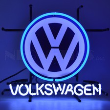 Vw Racing Volkswagen Licensed Neon Sign Beetle Van Bus Garage Lamp Light Olp