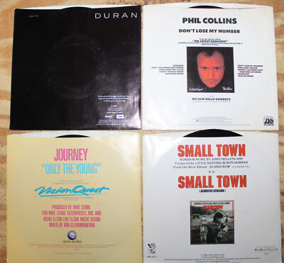 4 Records- Duran Duran, John Mellencamp, Phil Collins & Journey