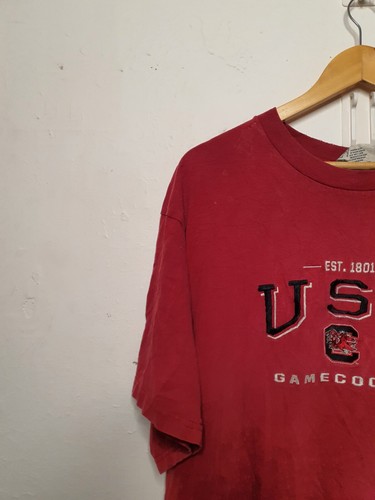 Vintage Lee USC Gamecocks Shirt Adult Extra Large Red University South Carolina - Picture 2 of 19