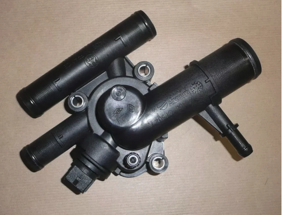 ORIGINAL BOITIER THERMOSTAT RENAULT CLIO 2 1.9D 8200674368 89'' - Photo 3/4