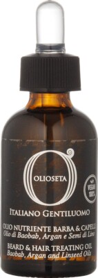 Barex Italiana OLIOSETA Italiano Gentiluomo Therapeutic Oil for Beard and Hair