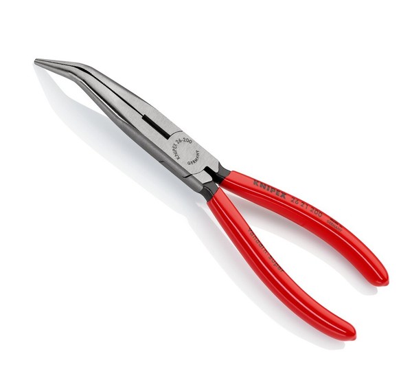 Knipex Storchschnabelzange Gebogen 200Mm Kunststoff-Griff Nr. 26 21 200-image