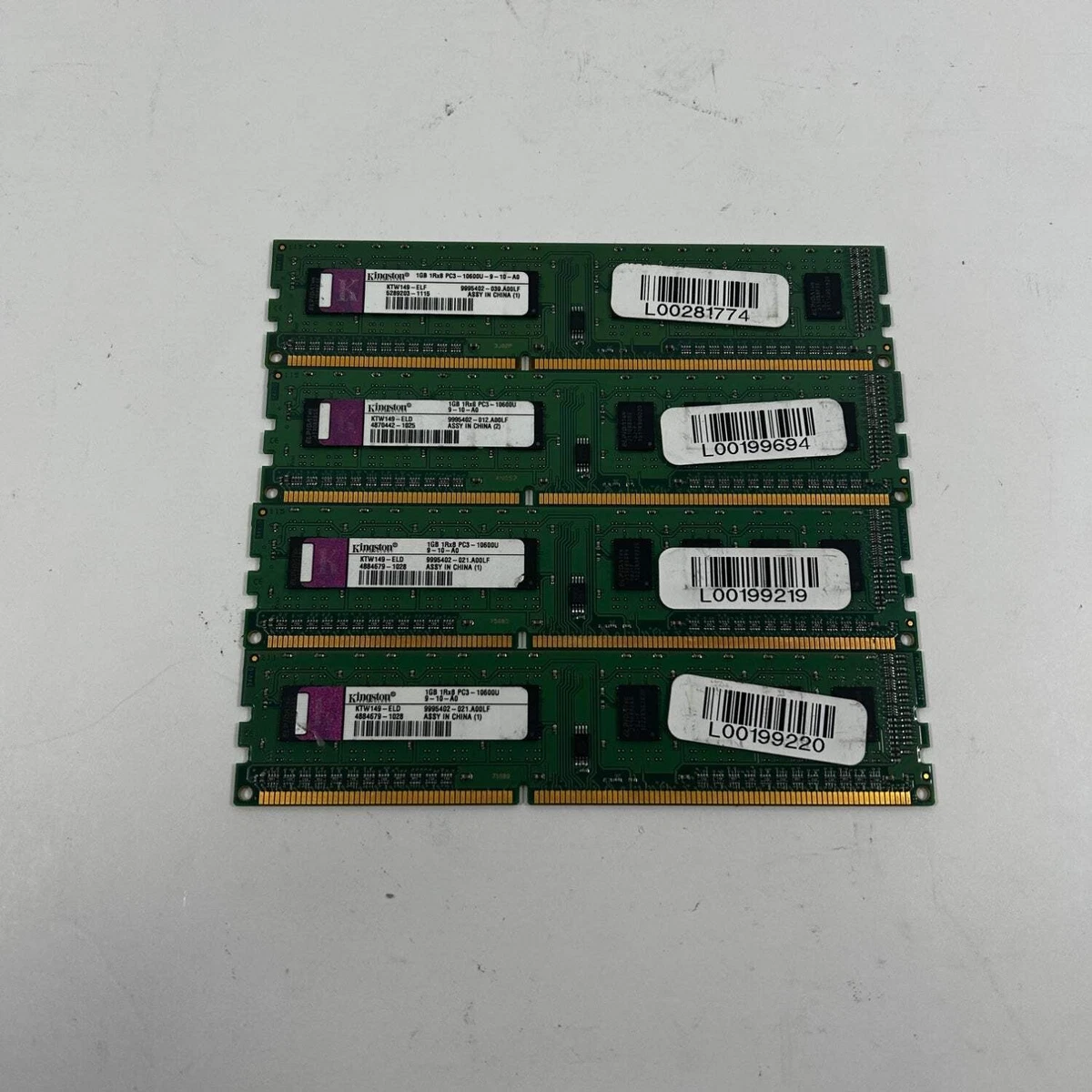 Kingston DDR3 SDRAM 4 GB Capacity per Module 240 Memory (RAM) for
